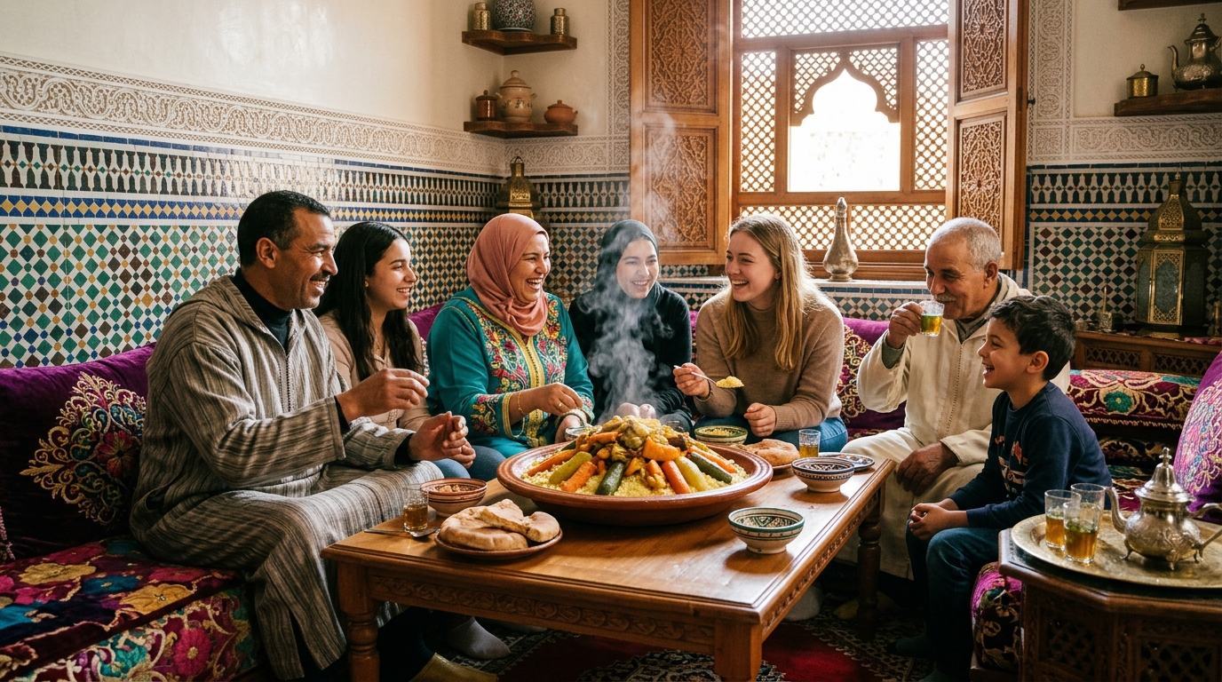Live With a Moroccan Family